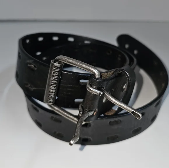 Harley-Davidson Men's Size 36Black Leather Belt